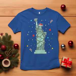 Statue Of Liberty Six Seven Meme T Shirt Gen Alpha 67 Trend Christmas Gift TS12 Royal Blue Print Your Wear