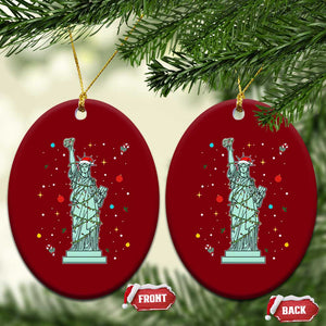 Statue Of Liberty Six Seven Meme Ceramic Ornament Gen Alpha 67 Trend Christmas Gift TS12 Print Your Wear