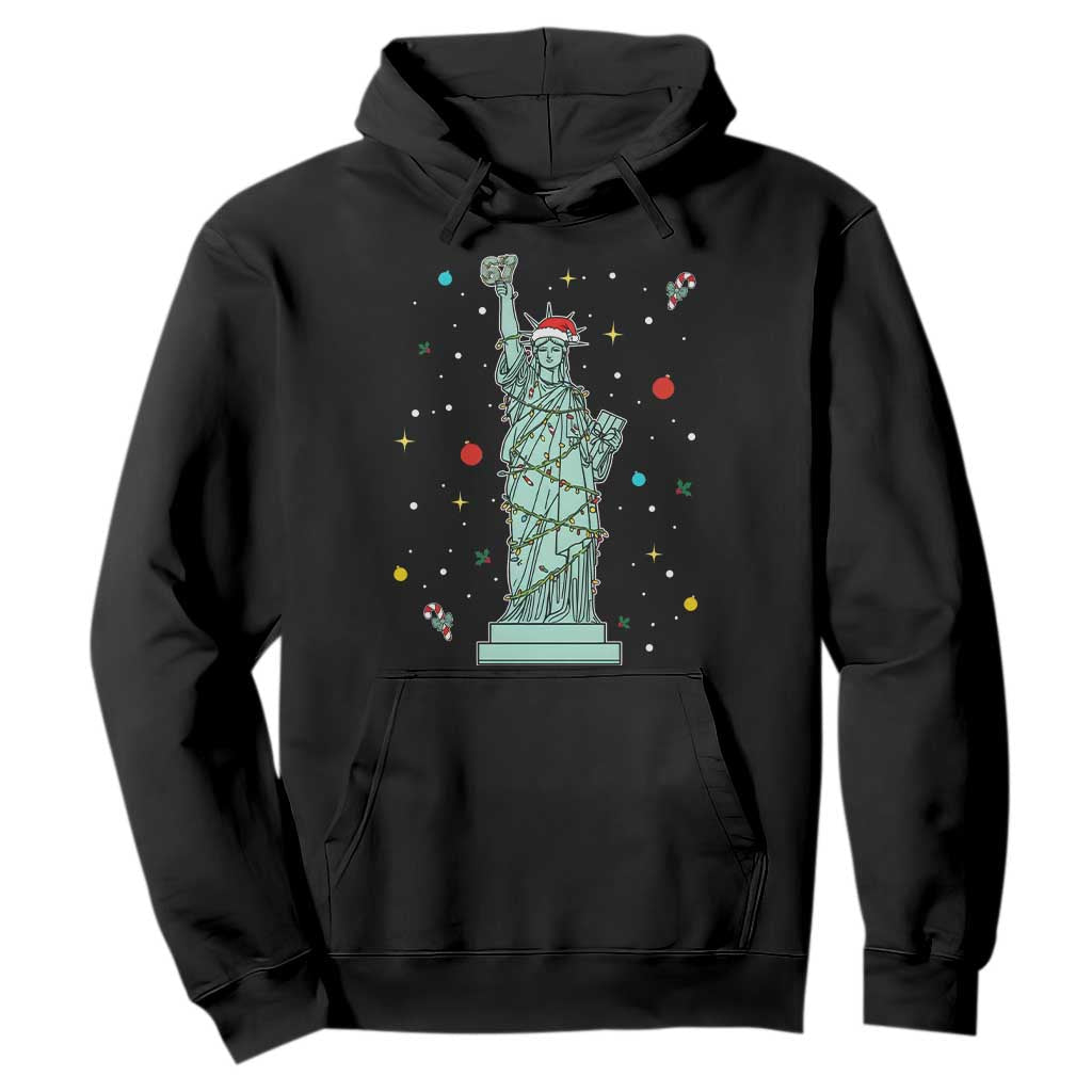 Statue Of Liberty Six Seven Meme Hoodie Gen Alpha 67 Trend Christmas Gift TS12 Black Print Your Wear