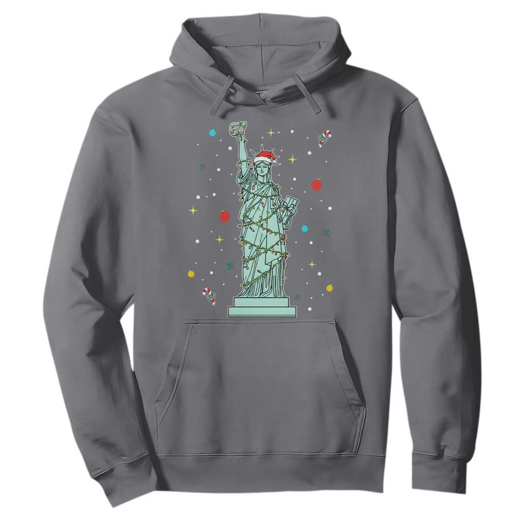Statue Of Liberty Six Seven Meme Hoodie Gen Alpha 67 Trend Christmas Gift TS12 Charcoal Print Your Wear