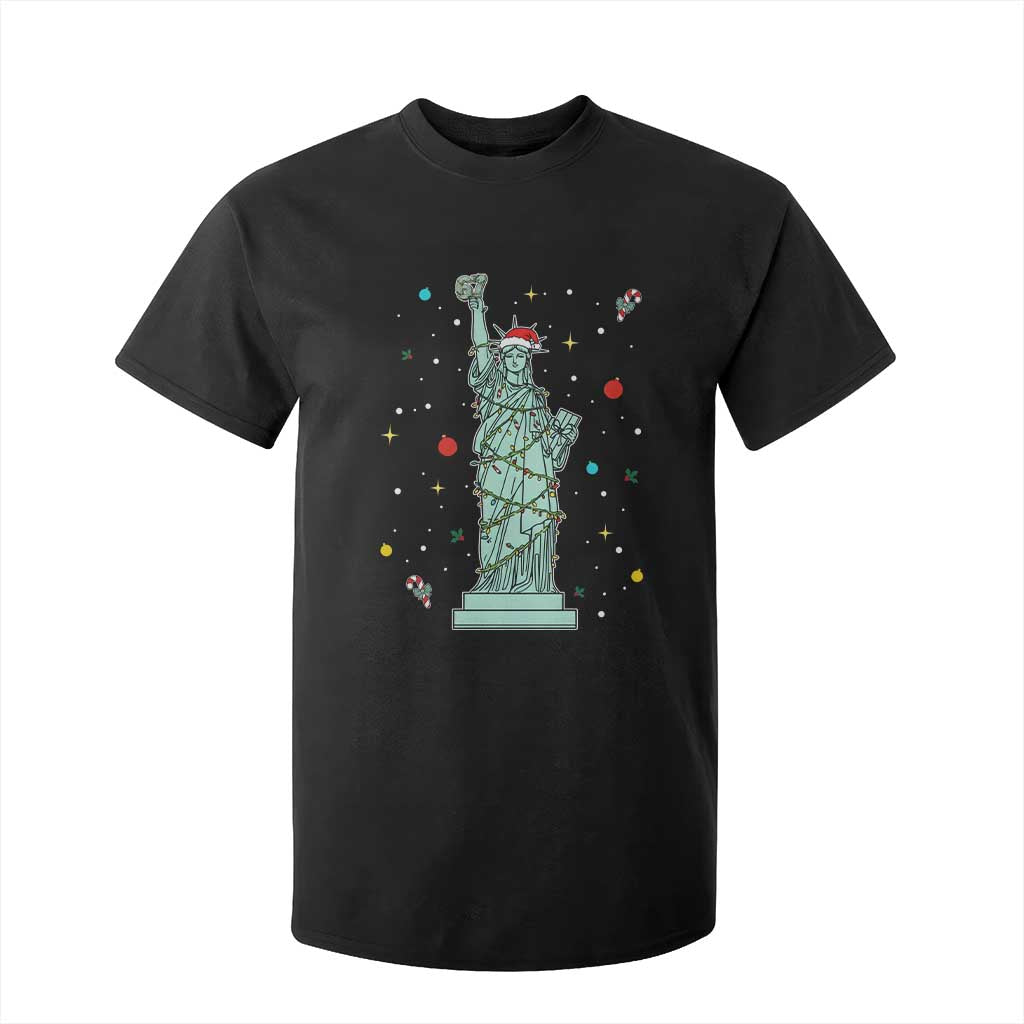 Statue Of Liberty Six Seven Meme T Shirt For Kid Gen Alpha 67 Trend Christmas Gift TS12 Black Print Your Wear