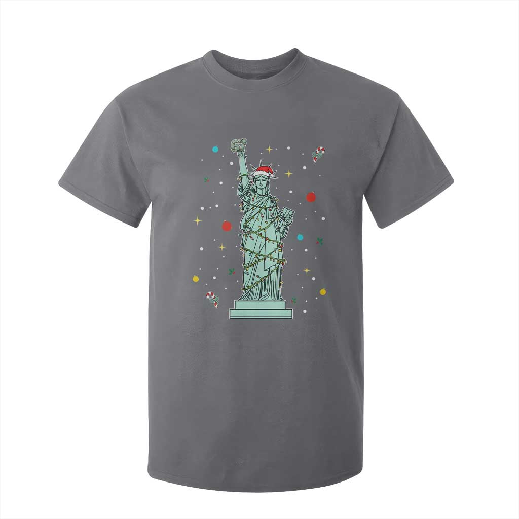 Statue Of Liberty Six Seven Meme T Shirt For Kid Gen Alpha 67 Trend Christmas Gift TS12 Charcoal Print Your Wear