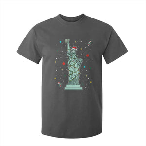 Statue Of Liberty Six Seven Meme T Shirt For Kid Gen Alpha 67 Trend Christmas Gift TS12 Dark Heather Print Your Wear