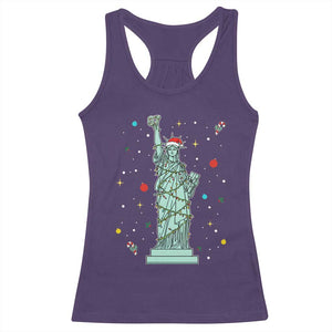 Statue Of Liberty Six Seven Meme Racerback Tank Top Gen Alpha 67 Trend Christmas Gift TS12 Purple Print Your Wear