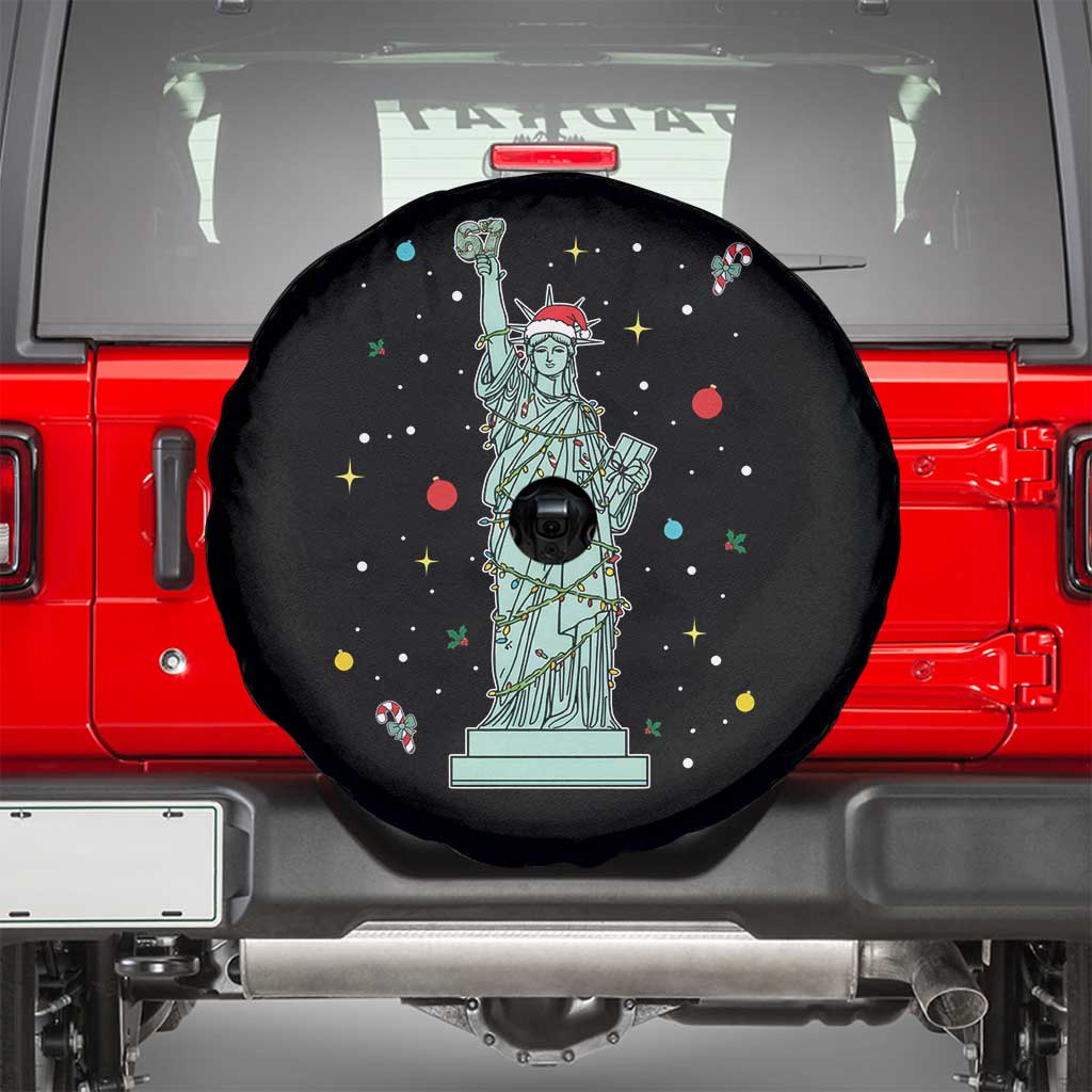 Statue Of Liberty Six Seven Meme Spare Tire Cover Gen Alpha 67 Trend Christmas Gift TS12 Black Print Your Wear