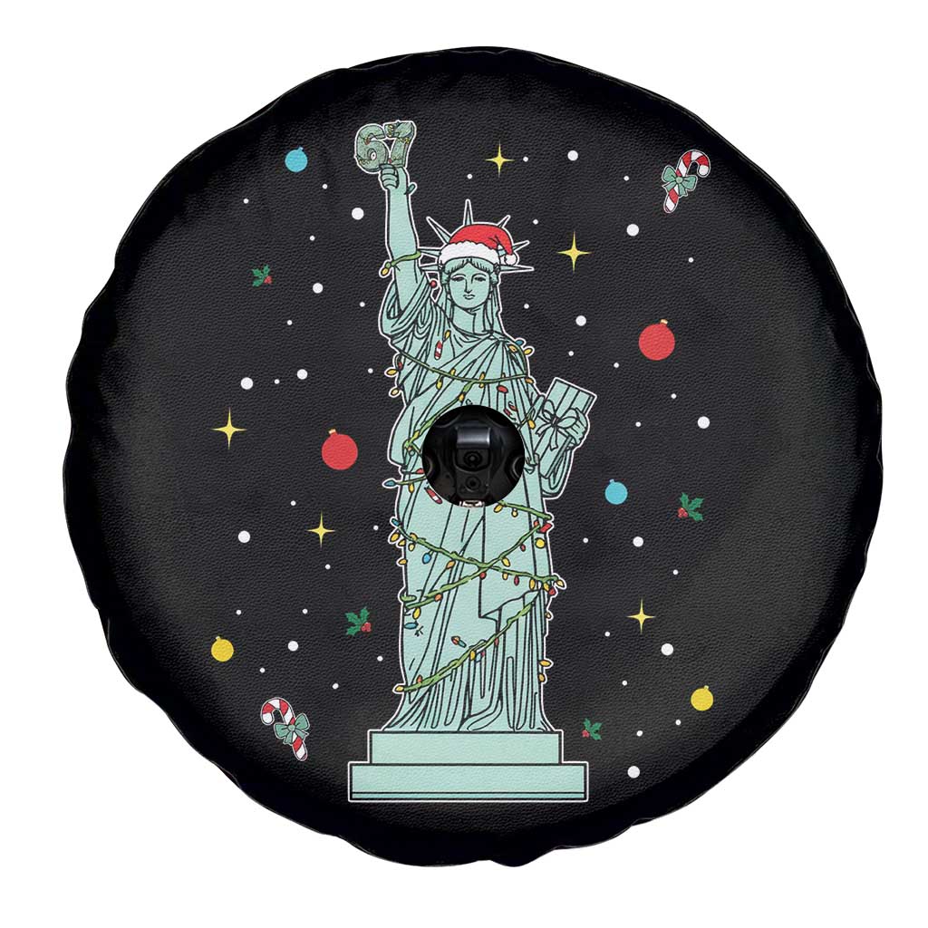 Statue Of Liberty Six Seven Meme Spare Tire Cover Gen Alpha 67 Trend Christmas Gift TS12 Print Your Wear