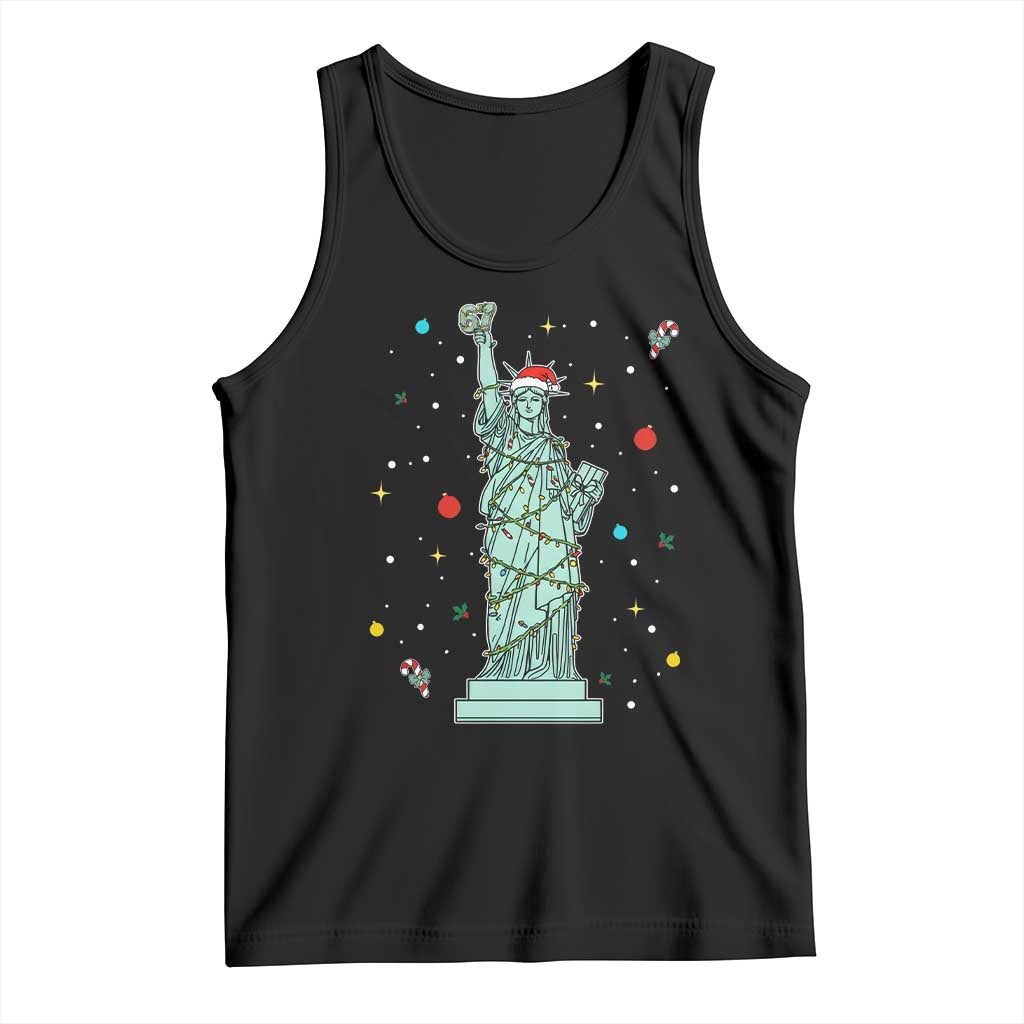 Statue Of Liberty Six Seven Meme Tank Top Gen Alpha 67 Trend Christmas Gift TS12 Black Print Your Wear