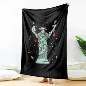 Doot Doot 67 Statue Of Liberty Throw Blanket Funny Gen Alpha 67 Trend Christmas Gift TS12 Print Your Wear
