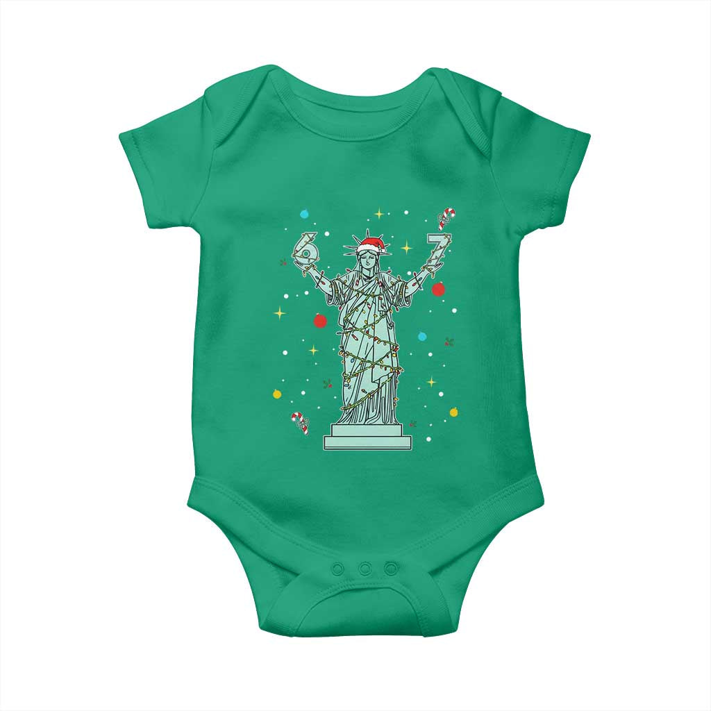 Doot Doot 67 Statue Of Liberty Baby Onesie Funny Gen Alpha 67 Trend Christmas Gift TS12 Irish Green Print Your Wear