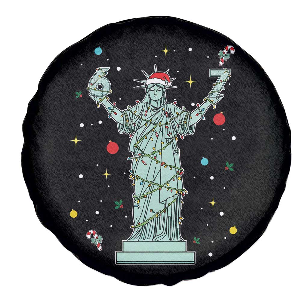 Doot Doot 67 Statue Of Liberty Spare Tire Cover Funny Gen Alpha 67 Trend Christmas Gift TS12 Print Your Wear