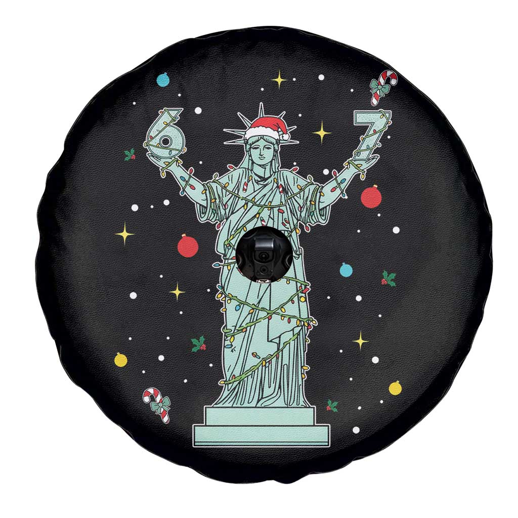 Doot Doot 67 Statue Of Liberty Spare Tire Cover Funny Gen Alpha 67 Trend Christmas Gift TS12 Print Your Wear