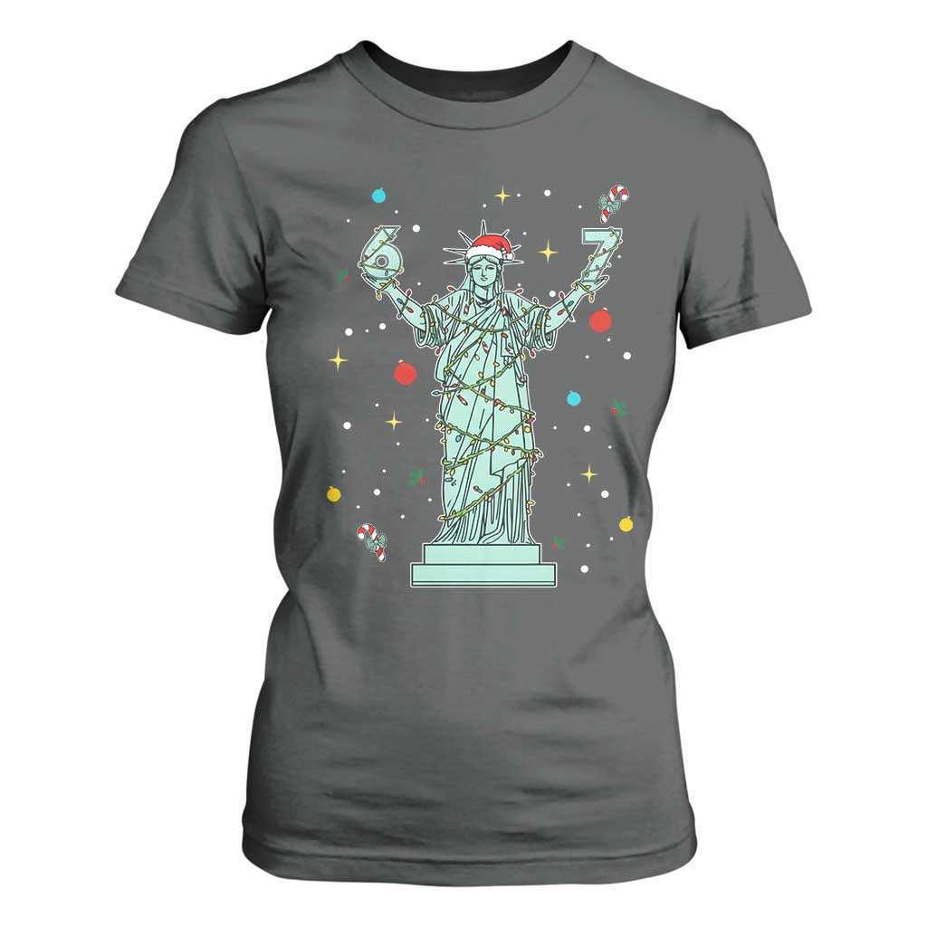 Doot Doot 67 Statue Of Liberty T Shirt For Women Funny Gen Alpha 67 Trend Christmas Gift TS12 Dark Heather Print Your Wear