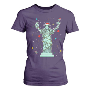 Doot Doot 67 Statue Of Liberty T Shirt For Women Funny Gen Alpha 67 Trend Christmas Gift TS12 Purple Print Your Wear