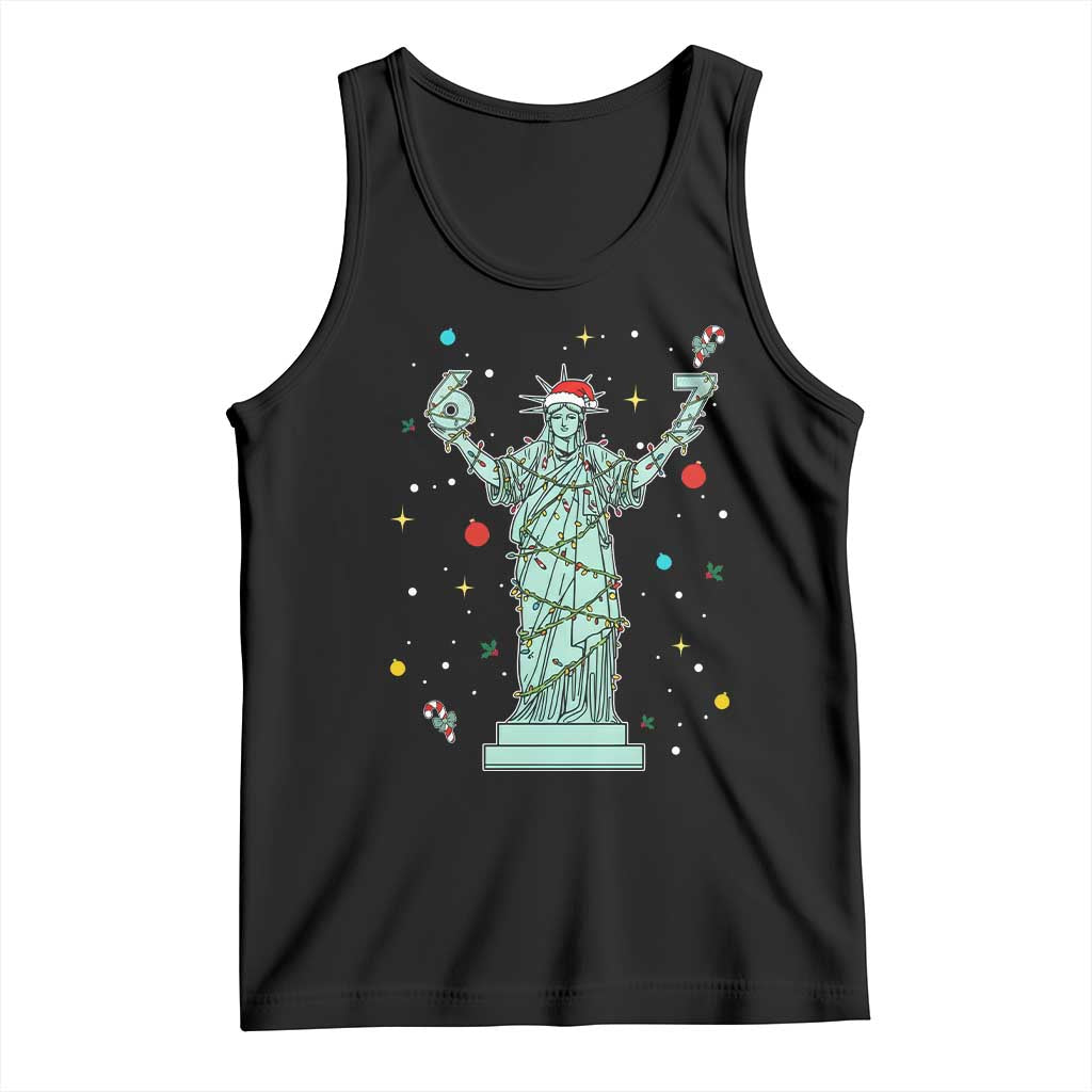Doot Doot 67 Statue Of Liberty Tank Top Funny Gen Alpha 67 Trend Christmas Gift TS12 Black Print Your Wear
