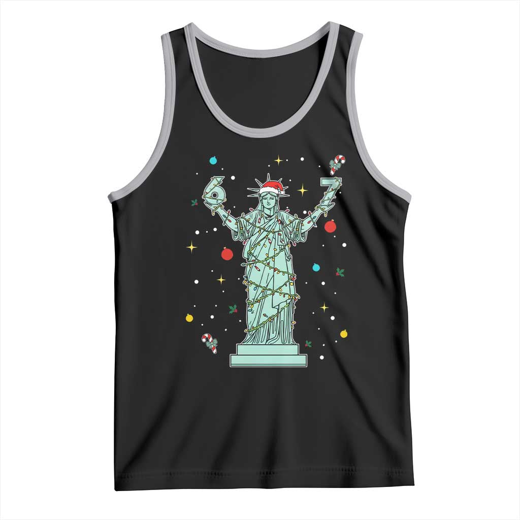 Doot Doot 67 Statue Of Liberty Tank Top Funny Gen Alpha 67 Trend Christmas Gift TS12 Black Athletic Heather Print Your Wear