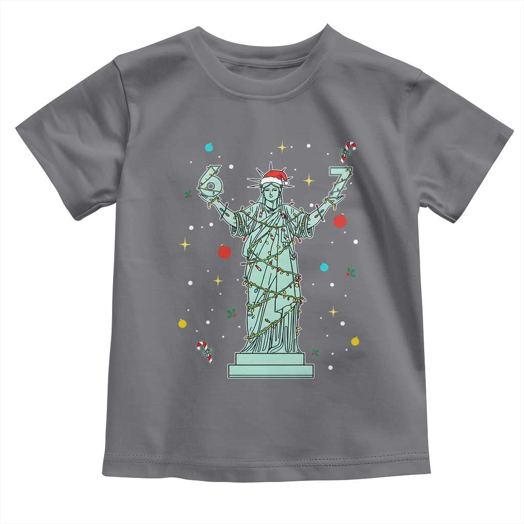 Doot Doot 67 Statue Of Liberty Toddler T Shirt Funny Gen Alpha 67 Trend Christmas Gift TS12 Charcoal Print Your Wear