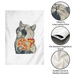 Six Seven Meme Cat 67 Pizza Nugget Garden Flag Funny Gen Alpha 67 Trend Gift TS12 Print Your Wear