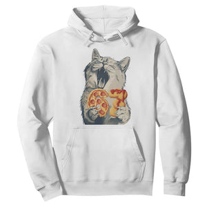Six Seven Meme Cat 67 Pizza Nugget Hoodie Funny Gen Alpha 67 Trend Gift TS12 White Print Your Wear