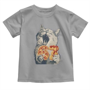 Six Seven Meme Cat 67 Pizza Nugget Toddler T Shirt Funny Gen Alpha 67 Trend Gift TS12 Sport Gray Print Your Wear