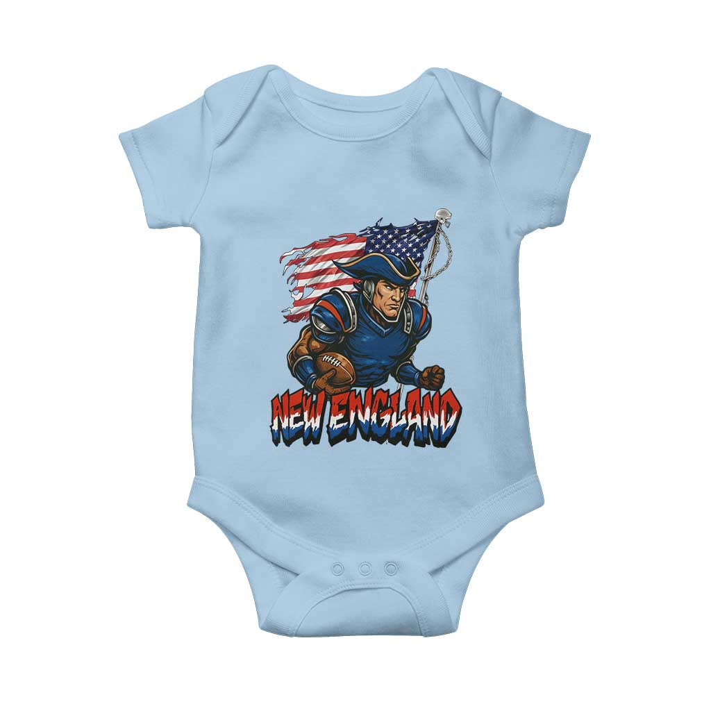 NEFP Game Day Sports Fan Gift Baby Onesie TS12 Light Blue Print Your Wear