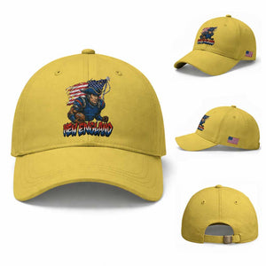 NEFP Game Day Sports Fan Gift Baseball Cap TS12 Baseball Cap Universal Fit Yellow Print Your Wear