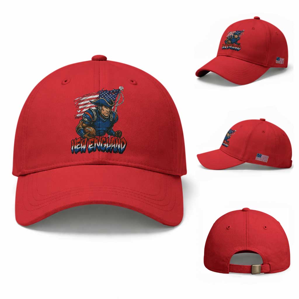 NEFP Game Day Sports Fan Gift Baseball Cap TS12 Baseball Cap Universal Fit Red Print Your Wear