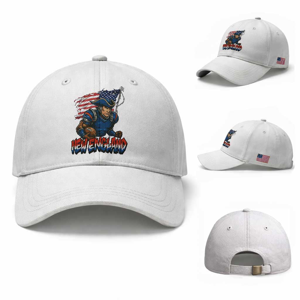 NEFP Game Day Sports Fan Gift Baseball Cap TS12 Baseball Cap Universal Fit White Print Your Wear