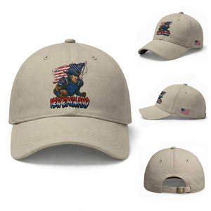 NEFP Game Day Sports Fan Gift Baseball Cap TS12 Baseball Cap Universal Fit Beige Print Your Wear