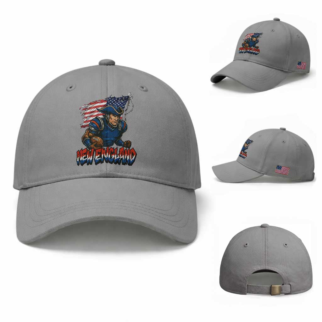 NEFP Game Day Sports Fan Gift Baseball Cap TS12 Baseball Cap Universal Fit Sport Gray Print Your Wear