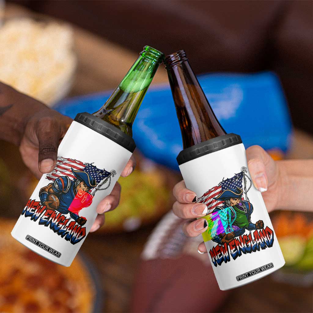 NEFP Game Day Sports Fan Gift 4 in 1 Can Cooler Tumbler TS12 Print Your Wear