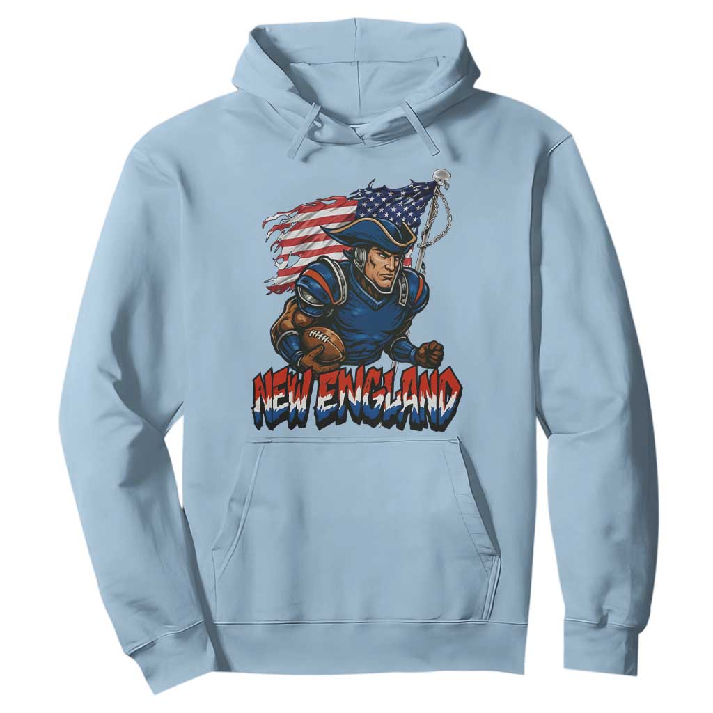 NEFP Game Day Sports Fan Gift Hoodie TS12 Light Blue Print Your Wear