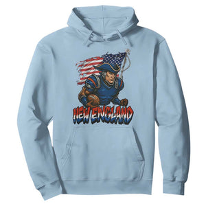 NEFP Game Day Sports Fan Gift Hoodie TS12 Light Blue Print Your Wear