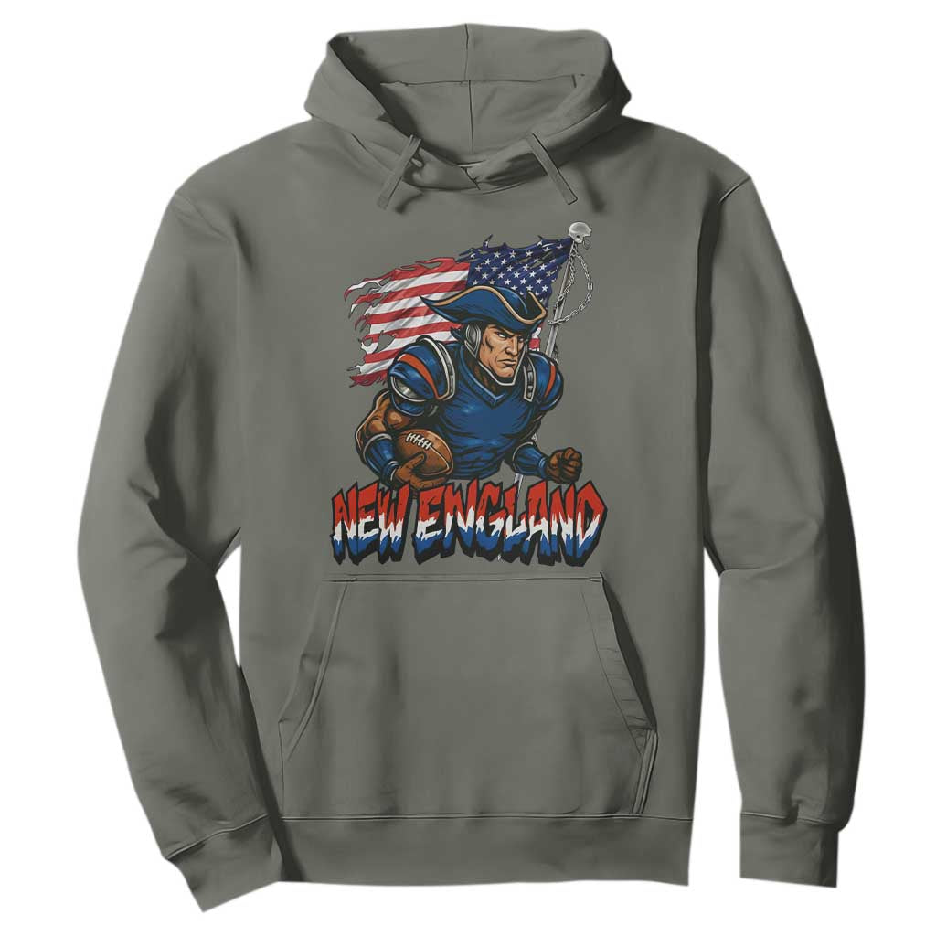 NEFP Game Day Sports Fan Gift Hoodie TS12 Military Green Print Your Wear