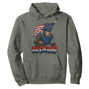 NEFP Game Day Sports Fan Gift Hoodie TS12 Military Green Print Your Wear