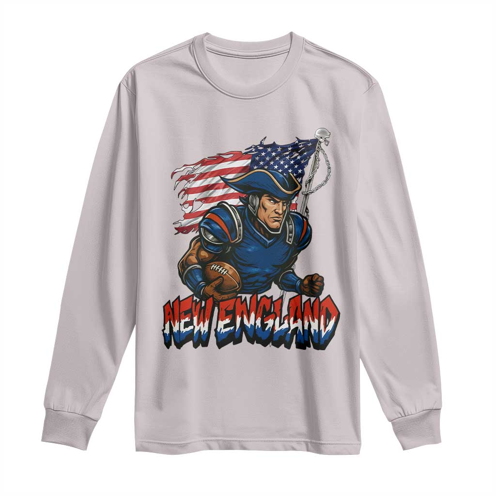 NEFP Game Day Sports Fan Gift Long Sleeve Shirt TS12 Ice Gray Print Your Wear
