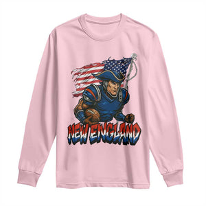NEFP Game Day Sports Fan Gift Long Sleeve Shirt TS12 Light Pink Print Your Wear