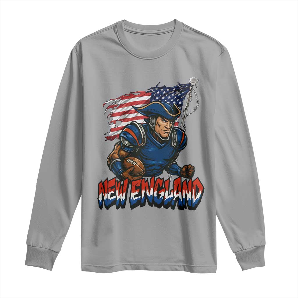 NEFP Game Day Sports Fan Gift Long Sleeve Shirt TS12 Sport Gray Print Your Wear