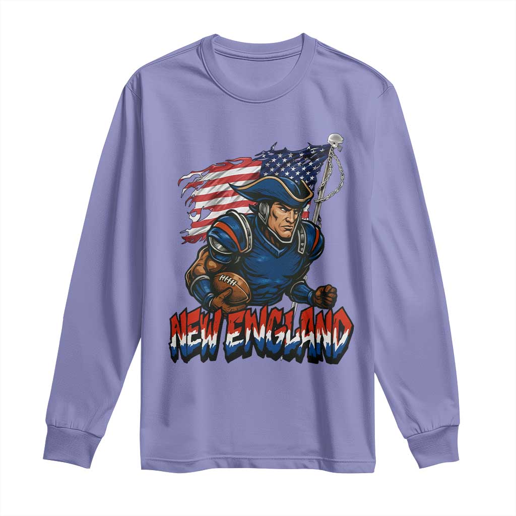 NEFP Game Day Sports Fan Gift Long Sleeve Shirt TS12 Violet Print Your Wear