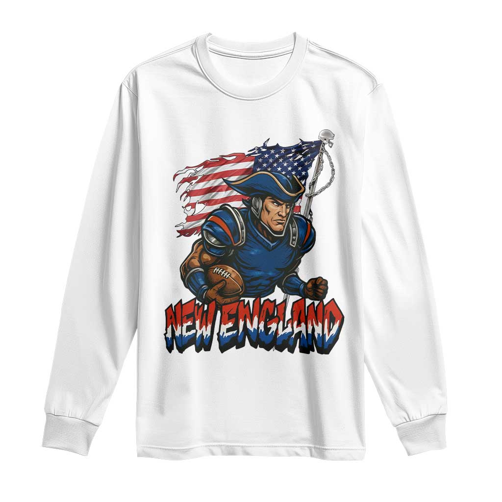 NEFP Game Day Sports Fan Gift Long Sleeve Shirt TS12 White Print Your Wear