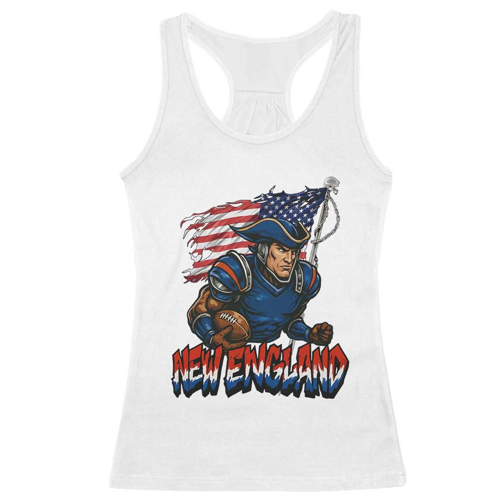 NEFP Game Day Sports Fan Gift Racerback Tank Top TS12 White Print Your Wear