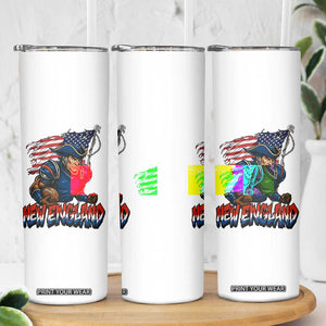 NEFP Game Day Sports Fan Gift Skinny Tumbler TS12 Print Your Wear