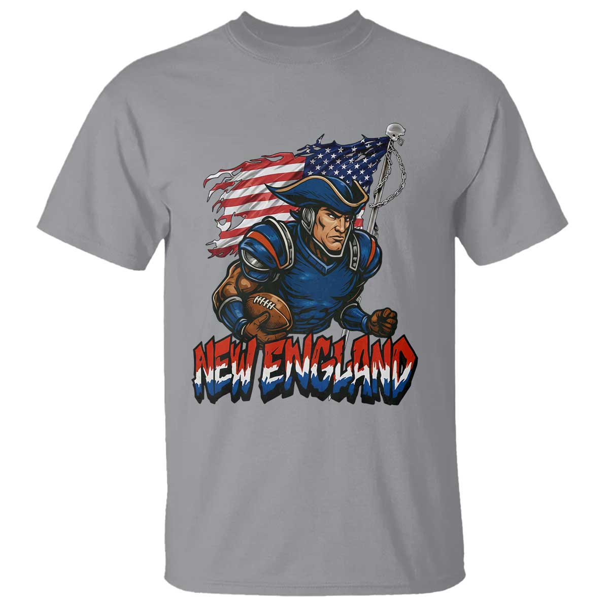NEFP Game Day Sports Fan Gift T Shirt TS12 Sport Gray Print Your Wear