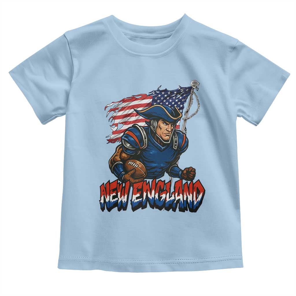 NEFP Game Day Sports Fan Gift Toddler T Shirt TS12 Light Blue Print Your Wear