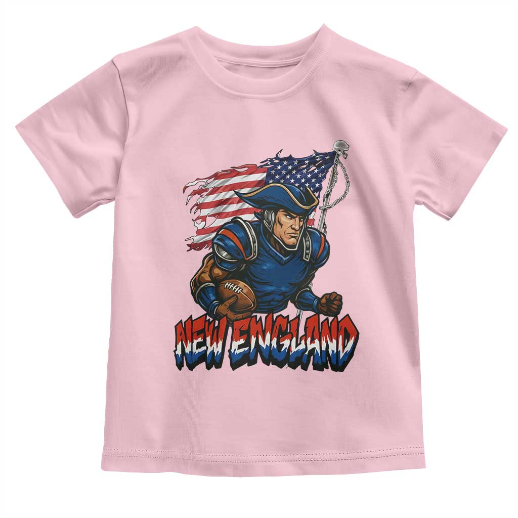 NEFP Game Day Sports Fan Gift Toddler T Shirt TS12 Light Pink Print Your Wear