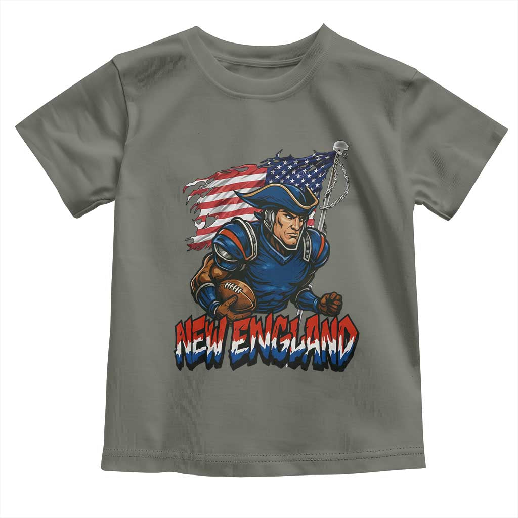 NEFP Game Day Sports Fan Gift Toddler T Shirt TS12 Military Green Print Your Wear
