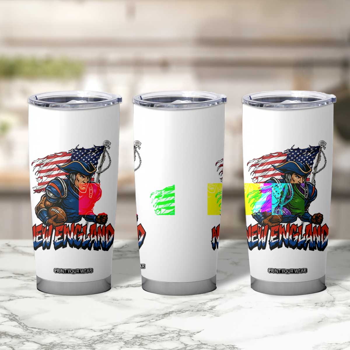 NEFP Game Day Sports Fan Gift Tumbler Cup TS12 Print Your Wear