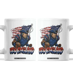 NEFP Game Day Sports Fan Gift Coffee Mug TS12 White Print Your Wear