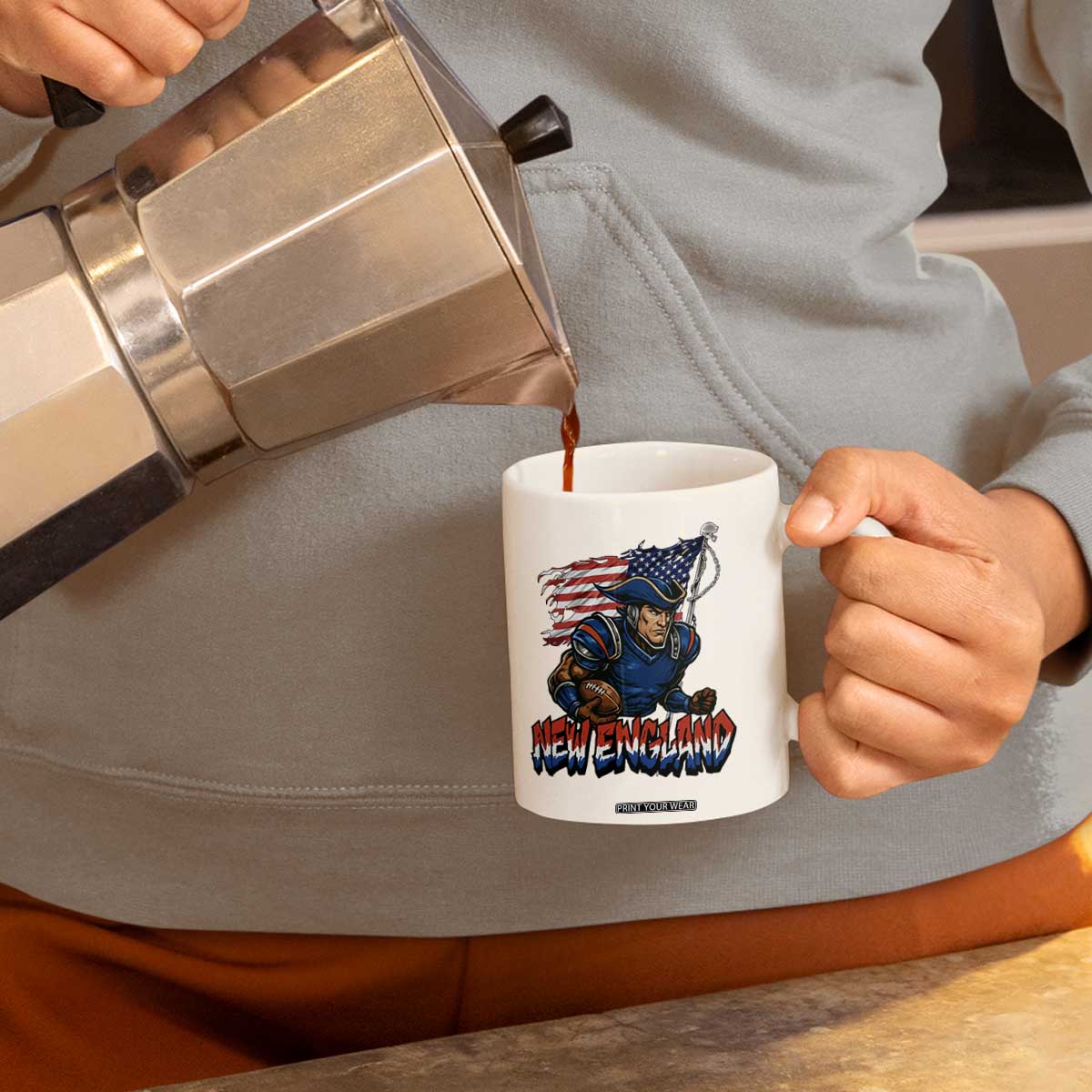 NEFP Game Day Sports Fan Gift Coffee Mug TS12 Print Your Wear