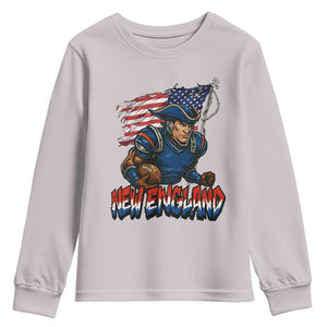 NEFP Game Day Sports Fan Gift Youth Sweatshirt TS12 Ice Gray Print Your Wear