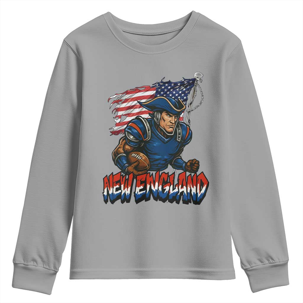 NEFP Game Day Sports Fan Gift Youth Sweatshirt TS12 Sport Gray Print Your Wear